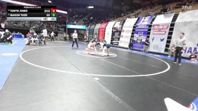 150 Class 4 lbs Cons. Round 1 - Toryn Jones, Joplin vs Mason Todd, Christian Brothers College