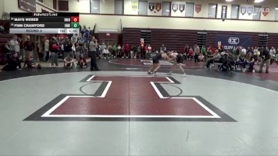 132 lbs Round 3 - Mays Weber, Union, LaPorte City vs Finn Crawford, Independence