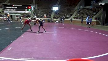 141 lbs Quarterfinal - Jordan Weltzin, Montevallo vs Ashton Keller, Schreiner