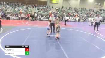 52 lbs Quarterfinal - Stetson Braun, Knightmare vs Vincenzo Dipasqua, Ramona Dawg Pound