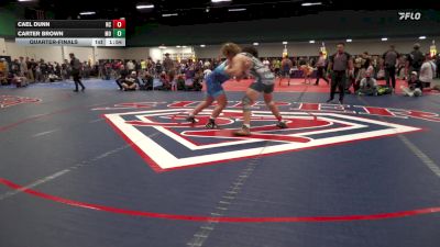 215 lbs Quarterfinal - Cael Dunn, NC vs Carter Brown, MO