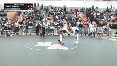 132 lbs Quarterfinal - Davi DosSantos, Arlington vs Alexander Beihagi, Lincoln-Sudbury