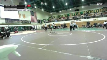 285 lbs Cons. Round 3 - Brody Aguilar, Esperanza vs James Saavedra, Schurr