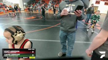 62-70 lbs Round 1 - Wyatt Anderson, North Big Horn Rams vs Carter Gernhart, Powell Wrestling Club