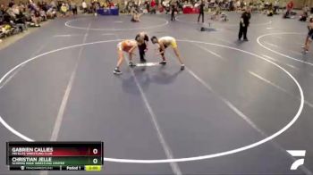 126 lbs Quarterfinal - Christian Jelle, Scoring Edge Wrestling Center vs Gabrien Callies, MN Elite Wrestling Club