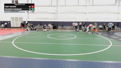 C-160 lbs 7th Place - Toby Watson, NY vs Brandon Furgeson, PA