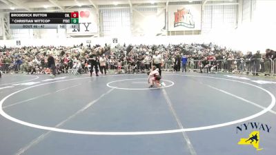 47 lbs Champ. Round 1 - Christian Wittcop, Phoenix Youth Wrestling Club vs Broderick Button, Club Not Listed