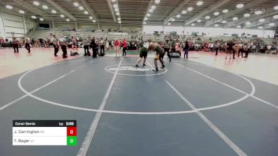 285 lbs Consolation - James Carrington, MD vs Trayvn Boger, UT