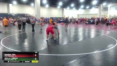 190 lbs Semis & Wb (16 Team) - Keyla Lobelo, MIAMI ALLSTARS vs Danika Tifa, Pink Predators