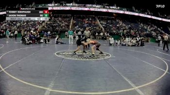3A 106 lbs Champ. Round 1 - Jaxon Thomas, Piedmont High School vs Tommy Kishpaugh, St. Stephens High School