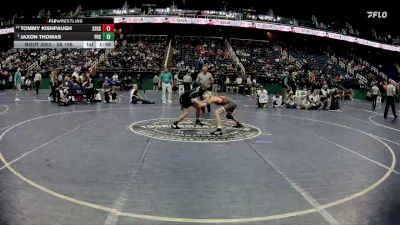 3A 106 lbs Champ. Round 1 - Jaxon Thomas, Piedmont High School vs Tommy Kishpaugh, St. Stephens High School