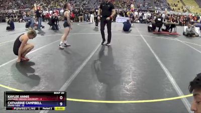 138 lbs Semis & 3rd Wb (16 Team) - Carolina Moreno, Southern Oregon University vs Cindy Zepeda, Grand View