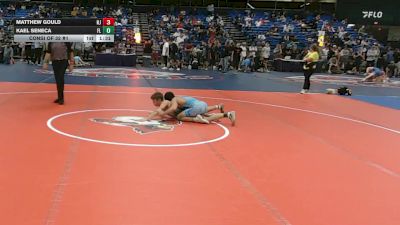126 lbs Consi Of 32 #1 - Matthew Gould, NJ vs Kael Seneca, FL