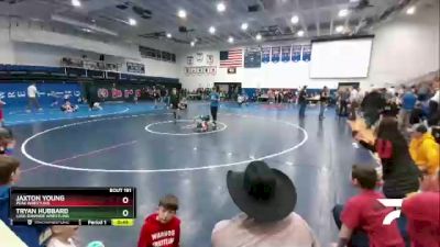 42-46 lbs Round 3 - Tryan Hubbard, Lusk Rawhide Wrestling vs Jaxton Young, Peak Wrestling