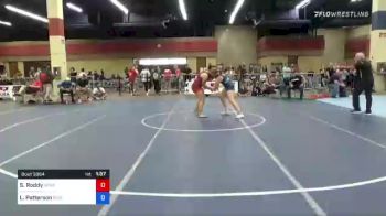 69 kg Consi Of 16 #2 - Samara Roddy, Spartan Mat Club vs Lydia Patterson, Rise Wrestling