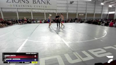 120 lbs Champ. Round 1 - Aiden Smith, NV vs Carson Jackson, OR