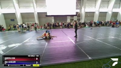 136 lbs Quarterfinal - Aeryn Cox, CA vs Nia Hagler, UT