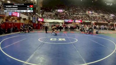 G - 115 lbs Cons. Round 2 - Halle Downey, Whitehall/Harrison Girls vs Sydney Drake, Helena Capital Girls