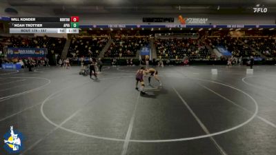 157 lbs Champ. Round 1 - Noah Trottier, Apple Valley vs Will Konder, Lombard (Montini)