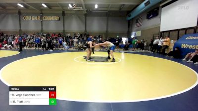 198 lbs Round Of 16 - Benjamin Vega Sanchez, Foothill-Palo Cedro vs Robert Platt, Brawley