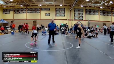 92 lbs Round 6 (10 Team) - Kamdyn Weiman, Diddy Elite vs Kayden Sherwood, The Compound