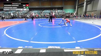 49 lbs 2nd Place - Alejandro Martinez, Pomona Elite vs Kristopher Henry, Powerhouse Wrestling Club