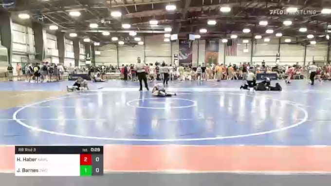 106 lbs Rr Rnd 3 - Hayden Haber, All-American Wrestling Club vs Jayden ...