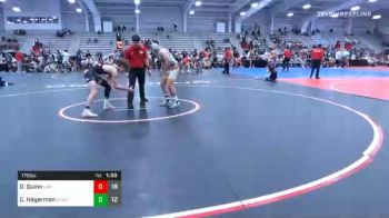 170 lbs Prelims - Owen Quinn, LAW White vs Caden Hagerman, Buffalo Valley Black