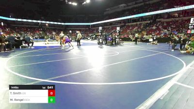 144 lbs Consi Of 16 #1 - Teddy Smith, Los Gatos vs Matthew Rangel, Escalon