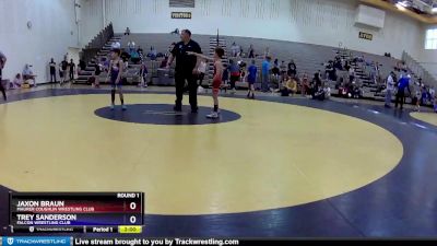 63 lbs Round 1 - Jaxon Braun, Maurer Coughlin Wrestling Club vs Trey Sanderson, Falcon Wrestling Club