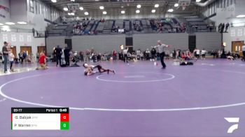 69-77 lbs Quarterfinal - Grayson Babjak, Bulldog Premier Wrestling vs Porter Warren, Bulldog Premier Wrestling