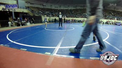 76 lbs Round Of 32 - Emery Hunter, Duncan Demon Wrestling vs Preston Curley, CYWC