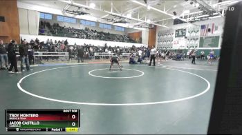 120 lbs Semifinal - Jacob Castillo, Cabrillo vs Troy Montero, Bosco B Team