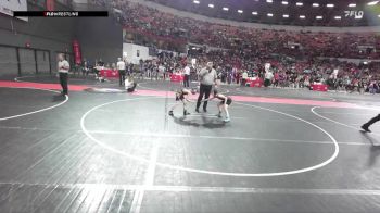 72 lbs Cons. Round 3 - Jep Kirchner, Milton Monsters Wrestling Club vs Clayton Lambrecht, Kewaunee