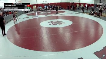 106 lbs 3rd Place Match - Rhyden Hicks, Basic vs Derrick Strahm, Holtville