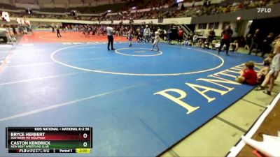 National K-2 56 Round 3 - Bryce Herbert, Southern MD Wolfpack vs Caston Kendrick, New Kent Wrestling Club