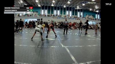 132 lbs Round 3 (4 Team) - Bradon Binetti, Trojan WC vs Draven Thompson, VSUS Athletics RTC