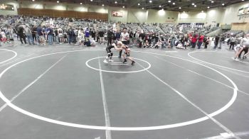 66 lbs Consi Of 8 #2 - Mason Rebolo, Savage House WC vs Elijah Tucker, Gladiator Wrestling