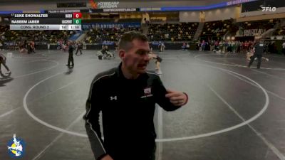 144 lbs Cons. Round 2 - Luke Showalter, Hampton-Dumont-CAL vs Naseem Jaber, Lockport (Twp.)