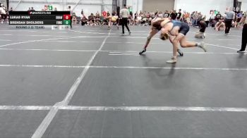 144 lbs Round 2 (6 Team) - Brendan Sholders, Front Royal WC vs Lukas Ryan, Savage WA White
