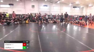 102 lbs Round 5 - Vinny Soloria, Death Squad Green vs Jake Buffum, Front Royal Wrestling Club