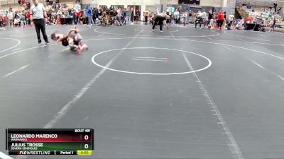 65 lbs Cons. Semi - Julius Trosse, Severn Seminoles vs Leonardo Marenco, Warhawks