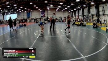 100 lbs Rd# 2 10:30am Friday - Alyis Brown, Dynasty Deathrow vs Bennett Walsh, West Coast Elite