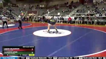 4A 285 lbs Semifinal - Lance Moats, Pottsville vs Allen Thomason, Pulaski Academy