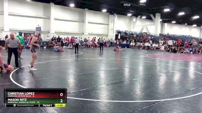 138 lbs Round 7 (8 Team) - Christian Lopez, Carolina Exteme Blue vs Mason Nitz, Nebraska Heroes (B Team)