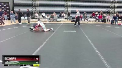 105 lbs Round 5 (10 Team) - Lukas Chaffin, Noke Wrestling RTC vs Guy Wavra, Wolfpack WC