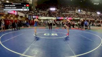 G - 140 lbs Cons. Round 2 - Addison Clixby, Missoula Big Sky / Loyola Sacred Heart Girls vs Haley Wilson, Flathead (Kalispell) Girls