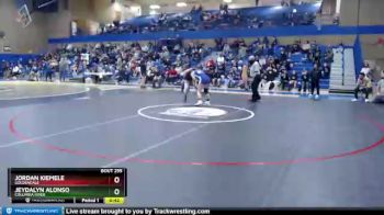 135 lbs Cons. Semi - Jeydalyn Alonso, Columbia River vs Jordan Kiemele, Goldendale