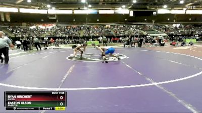 106 lbs Semifinal - Ryan Hirchert, Nampa vs Easton Olson, Riverton