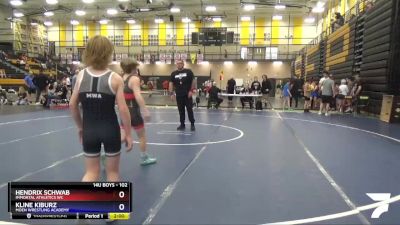 102 lbs Round 3 - Hendrix Schwab, Immortal Athletics WC vs Kline Kiburz, Moen Wrestling Academy